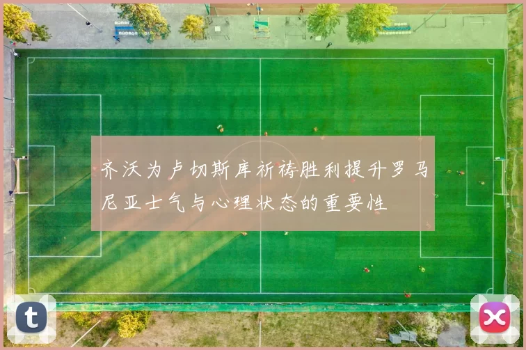 齐沃为卢切斯库祈祷胜利提升罗马尼亚士气与心理状态的重要性